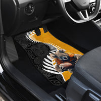 New Zealand and Australia Rugby Car Mats Koala and Maori Warrior Together