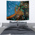 Fiji and Australia Tapestry Palm Tree and Abogirinal Emu