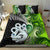 New Zealand Koru Natural Bedding Set Manaia and Silver Fern Maori Pattern