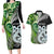 New Zealand Koru Natural Couples Matching Long Sleeve Bodycon Dress and Hawaiian Shirt Manaia and Silver Fern Maori Pattern