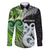 New Zealand Koru Natural Family Matching Long Sleeve Bodycon Dress and Hawaiian Shirt Manaia and Silver Fern Maori Pattern