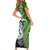 New Zealand Koru Natural Family Matching Short Sleeve Bodycon Dress and Hawaiian Shirt Manaia and Silver Fern Maori Pattern