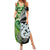 New Zealand Koru Natural Family Matching Summer Maxi Dress and Hawaiian Shirt Manaia and Silver Fern Maori Pattern