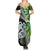 New Zealand Koru Natural Family Matching Summer Maxi Dress and Hawaiian Shirt Manaia and Silver Fern Maori Pattern