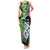 New Zealand Koru Natural Family Matching Tank Maxi Dress and Hawaiian Shirt Manaia and Silver Fern Maori Pattern