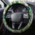 New Zealand Koru Natural Steering Wheel Cover Manaia and Silver Fern Maori Pattern