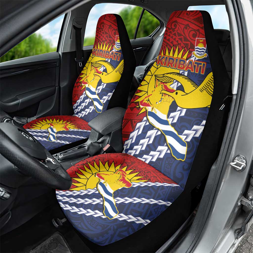 Kiribati Independence Day Car Seat Cover Polynesian and Melanesian Art Tattoo