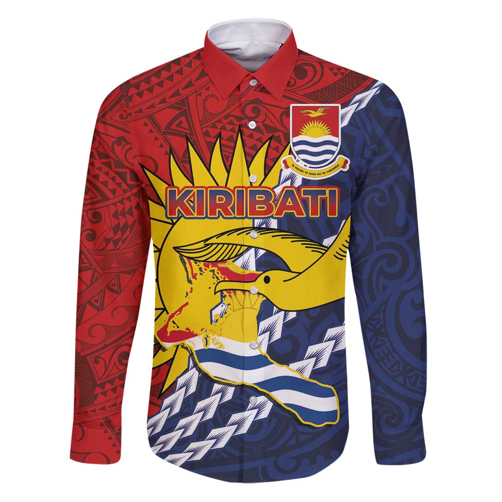 Kiribati Independence Day Family Matching Puletasi and Hawaiian Shirt Polynesian and Melanesian Art Tattoo