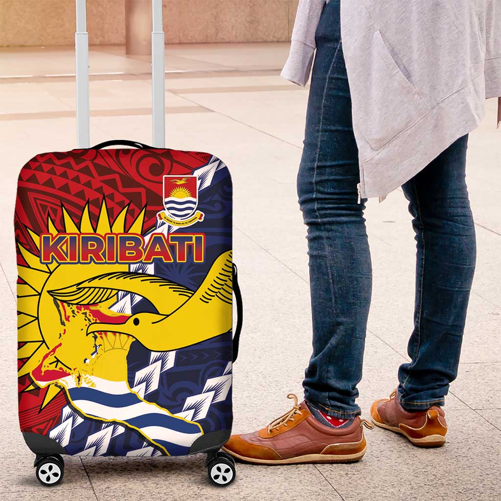 Kiribati Independence Day Luggage Cover Polynesian and Melanesian Art Tattoo