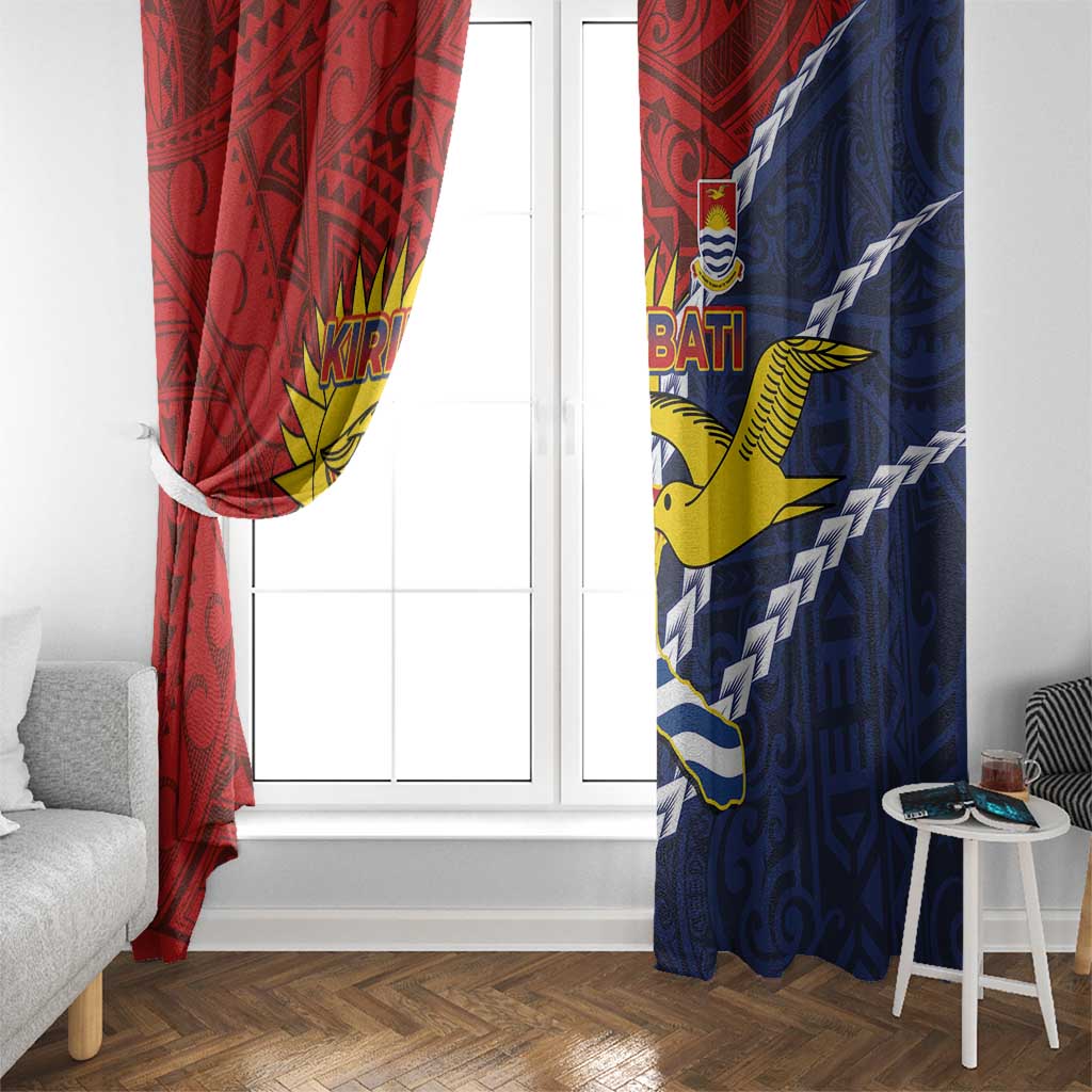Kiribati Independence Day Window Curtain Polynesian and Melanesian Art Tattoo