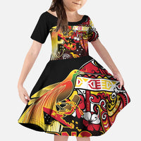 Papua New Guinea 2025 Family Matching Summer Maxi Dress and Hawaiian Shirt 50th Independence Day Anniversary