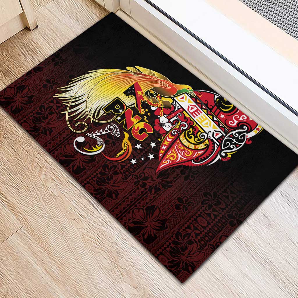Papua New Guinea 2025 Rubber Doormat 50th Independence Day Anniversary