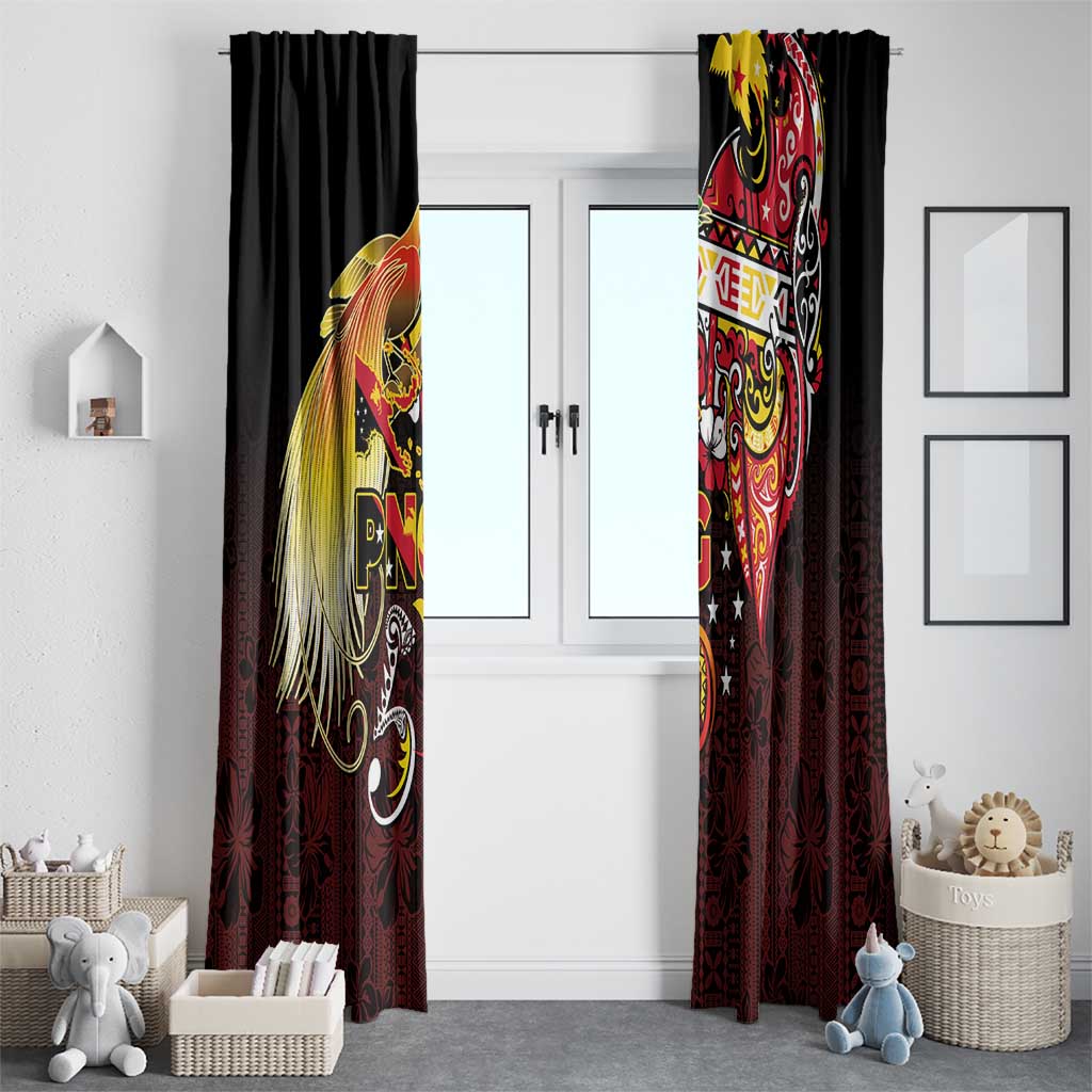 Papua New Guinea 2025 Window Curtain 50th Independence Day Anniversary