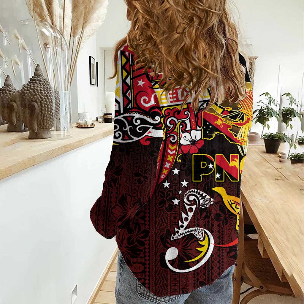 Papua New Guinea 2025 Women Casual Shirt 50th Independence Day Anniversary