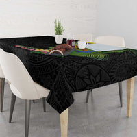 Hawaiian Tropical Plants and Chameleon Tablecloth Polynesian Art Colorful LT03 - Polynesian Pride