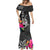 Polynesian Fiji Mermaid Dress Shark and Hibiscus Tapa Pattern Version LT03 - Polynesian Pride