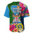 Malampa Fiji Day Baseball Jersey Tropical Plants Mix Polynesian and Tapa Pattern LT03 - Polynesian Pride