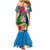 Malampa Fiji Day Mermaid Dress Tropical Plants Mix Polynesian and Tapa Pattern LT03 - Polynesian Pride