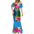 Malampa Fiji Day Mermaid Dress Tropical Plants Mix Polynesian and Tapa Pattern LT03 - Polynesian Pride