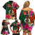 Penama Day Family Matching Off Shoulder Short Dress and Hawaiian Shirt 16th September Polynesian Pattern with Pacific Flower LT03 - Polynesian Pride