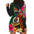 Penama Day Hoodie Dress 16th September Polynesian Pattern with Pacific Flower LT03 - Polynesian Pride