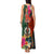 Penama Day Tank Maxi Dress 16th September Polynesian Pattern with Pacific Flower LT03 - Polynesian Pride