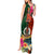 Penama Day Tank Maxi Dress 16th September Polynesian Pattern with Pacific Flower LT03 - Polynesian Pride