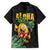 Hawaiian Halloween Family Matching Tank Maxi Dress and Hawaiian Shirt Aloha Pinapple with Mysterious Hands and Polynesian Tribal Tattoo
