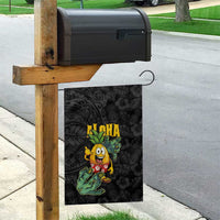 Hawaiian Halloween Garden Flag Aloha Pinapple with Mysterious Hands and Polynesian Tribal Tattoo LT03 - Polynesian Pride