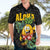 Hawaiian Halloween Hawaiian Shirt Aloha Pinapple with Mysterious Hands and Polynesian Tribal Tattoo