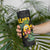 Hawaiian Halloween Skinny Tumbler Aloha Pinapple with Mysterious Hands and Polynesian Tribal Tattoo