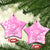 Hawaii Kauai Island Ceramic Ornament Hibiscus Pattern Seamless Tribal Simple Pink LT03 - Polynesian Pride
