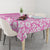 Hawaii Kauai Island Tablecloth Hibiscus Pattern Seamless Tribal Simple Pink LT03 - Polynesian Pride