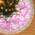 Hawaii Kauai Island Tree Skirt Hibiscus Pattern Seamless Tribal Simple Pink LT03 - Polynesian Pride