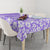 Hawaii Kauai Island Tablecloth Hibiscus Pattern Seamless Tribal Simple Purple LT03 - Polynesian Pride