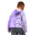 Custom Hawaii Kauai Island Kid Hoodie Hibiscus Pattern Seamless Tribal Simple Purple LT03 - Polynesian Pride