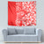 Hawaii Kauai Island Tapestry Hibiscus Pattern Seamless Tribal Simple Red LT03 - Polynesian Pride