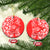 Custom Hawaii Kauai Island Ceramic Ornament Hibiscus Pattern Seamless Tribal Simple Red LT03 Red - Polynesian Pride
