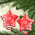 Custom Hawaii Kauai Island Ceramic Ornament Hibiscus Pattern Seamless Tribal Simple Red LT03 - Polynesian Pride