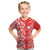 Custom Hawaii Kauai Island Kid T Shirt Hibiscus Pattern Seamless Tribal Simple Red LT03 Red - Polynesian Pride