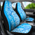 Hawaii Kauai Island Car Seat Cover Hibiscus Pattern Seamless Tribal Simple Blue LT03 - Polynesian Pride