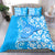 Custom Hawaii Kauai Island Bedding Set Hibiscus Pattern Seamless Tribal Simple Blue LT03 - Polynesian Pride