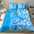 Custom Hawaii Kauai Island Bedding Set Hibiscus Pattern Seamless Tribal Simple Blue LT03 - Polynesian Pride