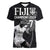 Custom Fiji Rugby Pacific Champions 2024 Women V-Neck T-Shirt Anniversary 7 Titles - Fijians Rugby and Tapa Hibiscus Black Art