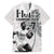 Custom Fiji Rugby Pacific Champions 2024 Hawaiian Shirt Anniversary 7 Titles - Fijians Rugby and Tapa Hibiscus White Art