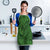 Hawaiian Whales Polynesian Art Motifs Apron Green Color - Polynesian Pride