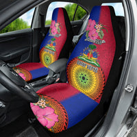 Haiti Battle of Vertieres Car Seat Cover The Haitian Revolution 220th Anniversary Polynesian Style LT03 - Polynesian Pride