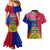 Haiti Battle of Vertieres Couples Matching Mermaid Dress and Hawaiian Shirt The Haitian Revolution 220th Anniversary Polynesian Style LT03 - Polynesian Pride