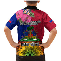 Haiti Battle of Vertieres Family Matching Mermaid Dress and Hawaiian Shirt The Haitian Revolution 220th Anniversary Polynesian Style LT03 - Polynesian Pride