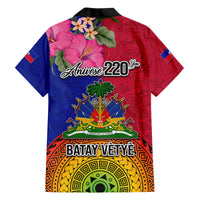 Haiti Battle of Vertieres Family Matching Off Shoulder Long Sleeve Dress and Hawaiian Shirt The Haitian Revolution 220th Anniversary Polynesian Style LT03 - Polynesian Pride